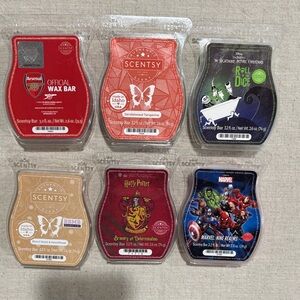 Scentsy 6 Wax Bar Set - “Manly” Scents